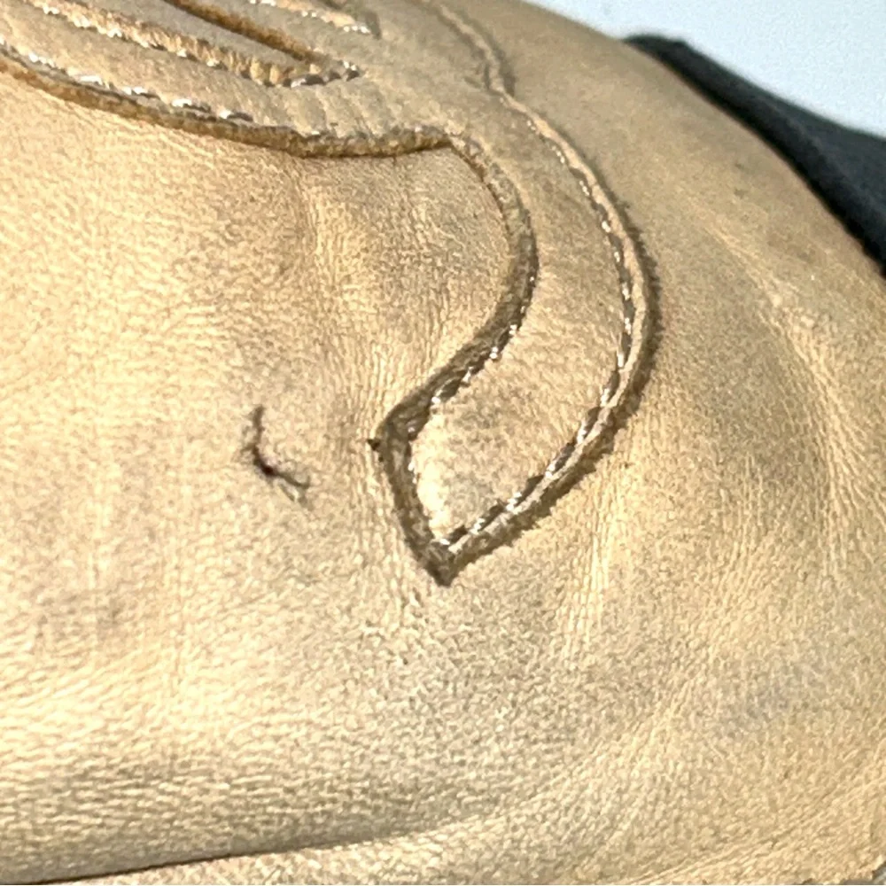 Chanel‎ Beige and Black Leather Espadrilles Flats Sz 39(8)